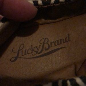 Lucky Brand printed ballet flats NWOT